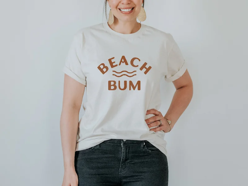 Beach Bum Organic Adult Tee Spandex Blend Rayon Blend Denim Blend