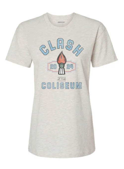 2024 Ladies Clash Collegiate T-Shirt Houndstooth Herringbone Solid