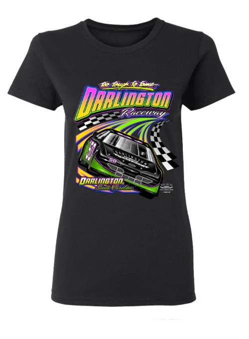 Ladies Darlington 90's Fan Vote T-Shirt Thin T-Shirt Open Front Quick Dry