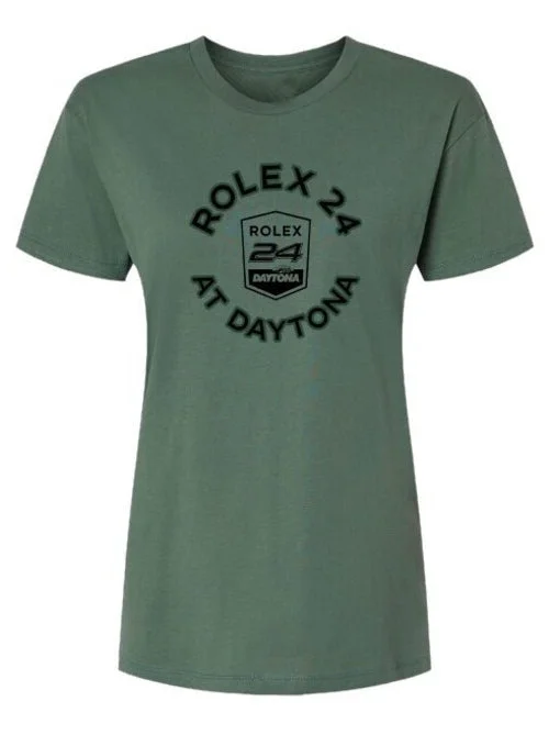 Ladies Rolex 24 Collegiate T-Shirt Collared Crew Neck Turtle Neck