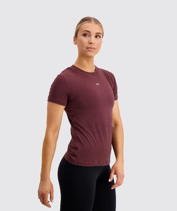 W's Training Tee - OEKO-TEX®-certified material, Tencel & PES Terry Blend Velvet Blend Canvas Blend