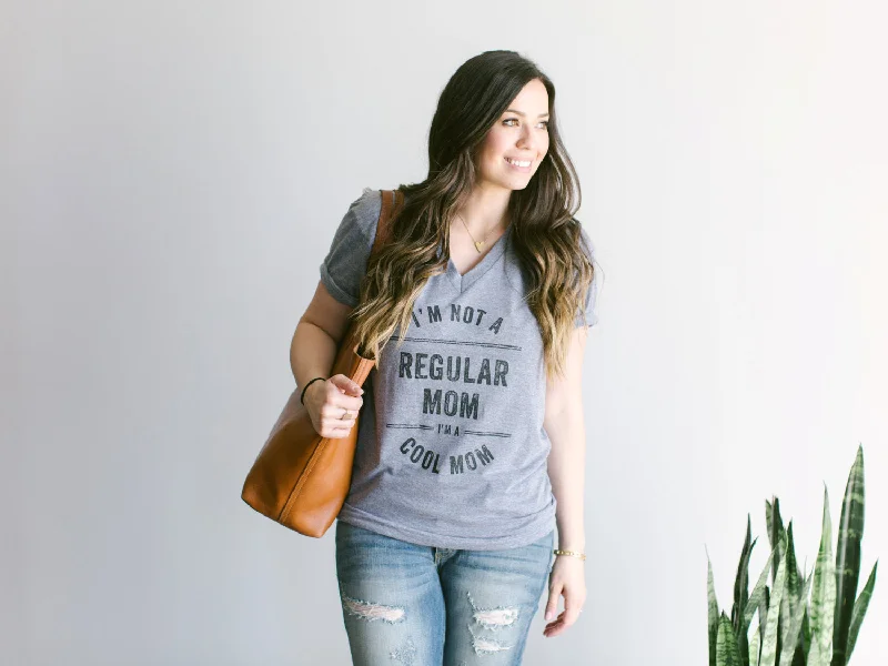 I'm Not A Regular Mom, I'm A Cool Mom Adult Tee Cozy Warm Stylish