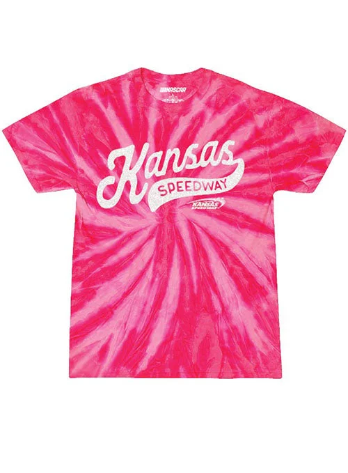 Ladies Kansas Tailsweep Tie Dye T-Shirt Front Pockets Side Pockets Patch Pockets