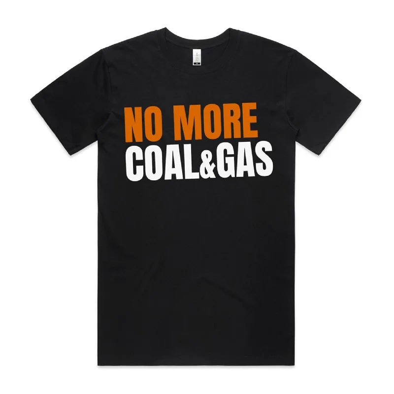 No More Coal & Gas Unisex Organic t-shirt Houndstooth Herringbone Solid