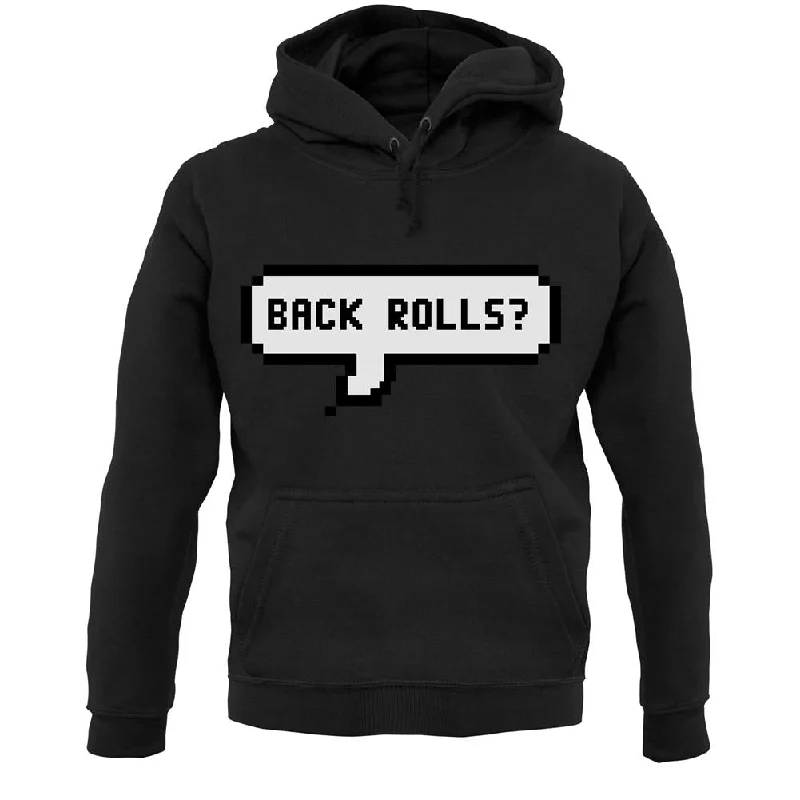 Back Rolls Unisex Hoodie Hoodie with Batwing Sleeves Loose Dramatic