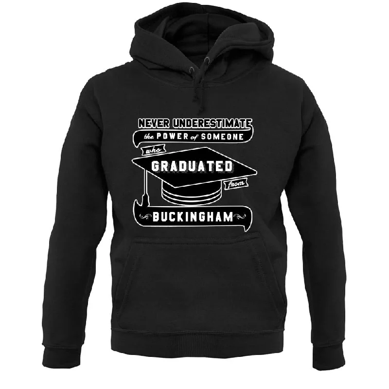 BUCKINGHAM Graduate Unisex Hoodie Hoodie with Logo Branding Identity