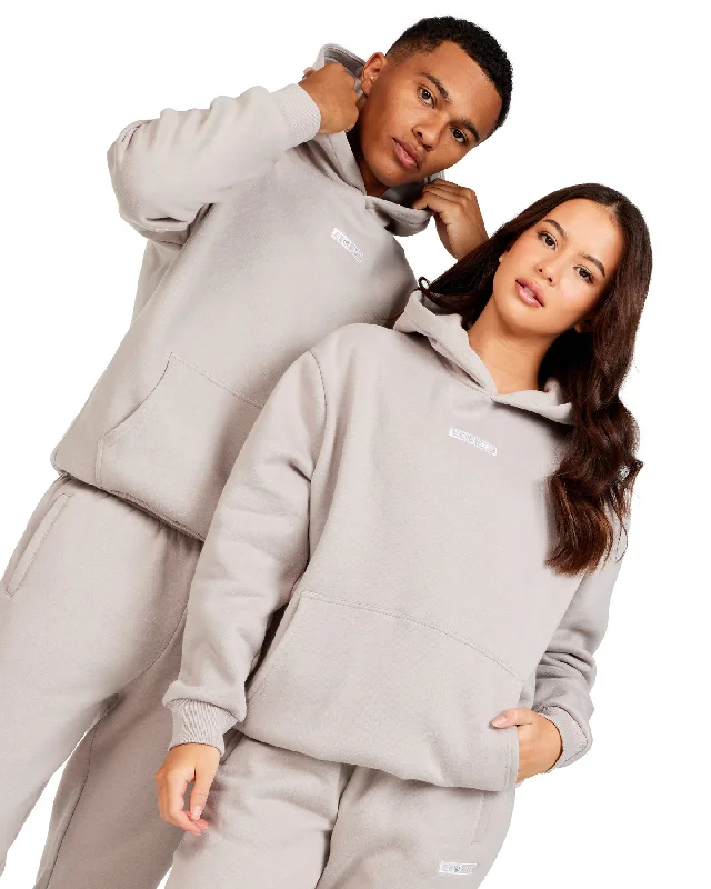 Staple Hoodie - Taupe Hoodie with Magnetic Closure Innovative Modern