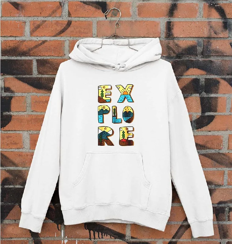 Explore Travel Adventure Unisex Hoodie for Men/Women Hoodie with Illustration Artistic Creative