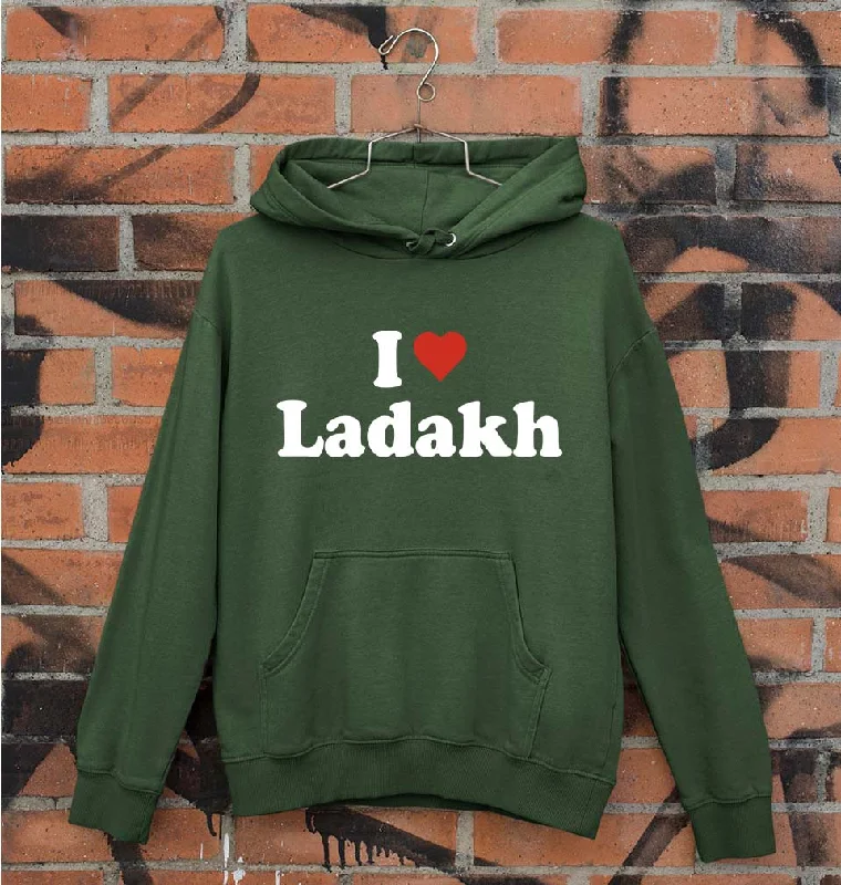 I Love Ladakh Unisex Hoodie for Men/Women Hooded Sweatshirt Casual Wear Street Style