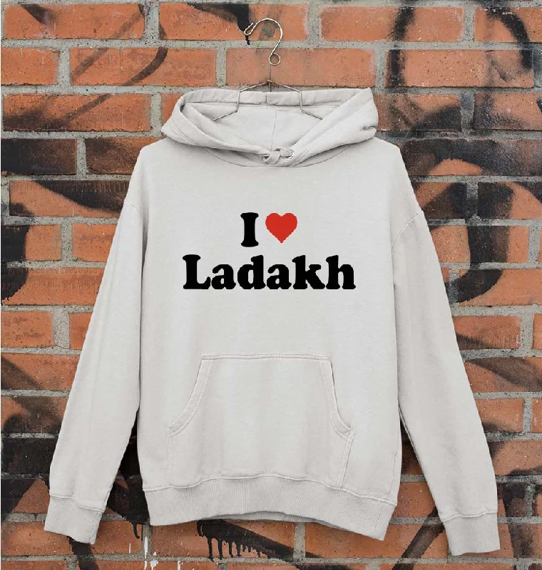 I Love Ladakh Unisex Hoodie for Men/Women Cotton Hoodie Fleece Lining Warmth