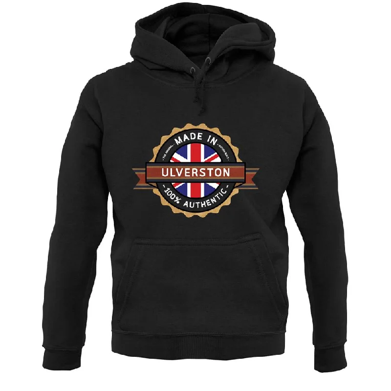 Made In Ulverston 100% Authentic Unisex Hoodie Graphic Hoodie Design Print