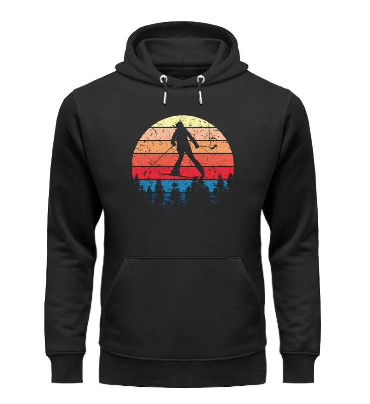 Skifahren Vintage - Unisex Premium Organic Hoodie Hoodie with Hem Elastic Stretchable Comfortable