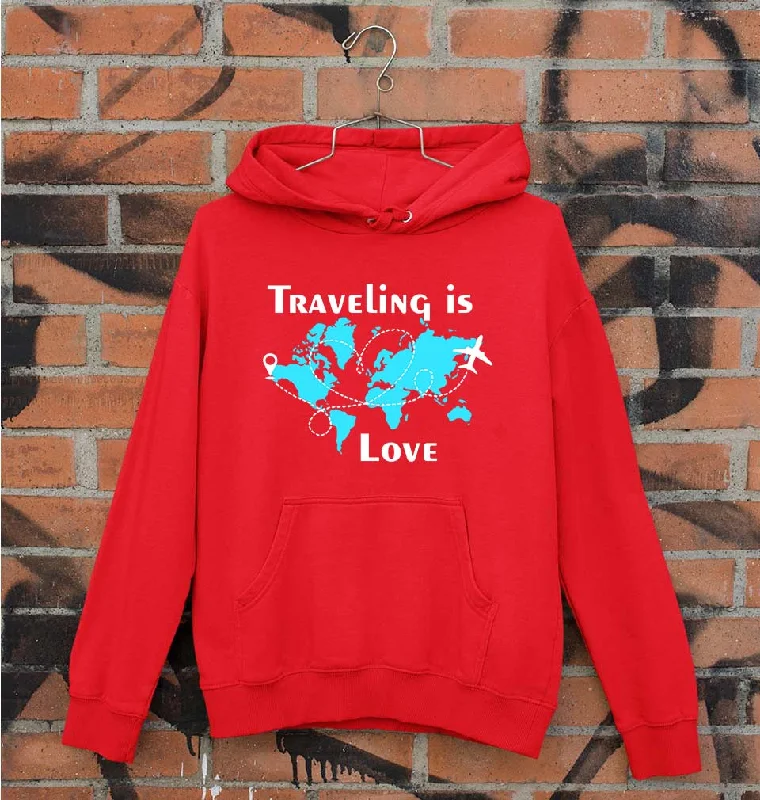 Traveling is Love Unisex Hoodie for Men/Women Hoodie Sweatshirt Pullover