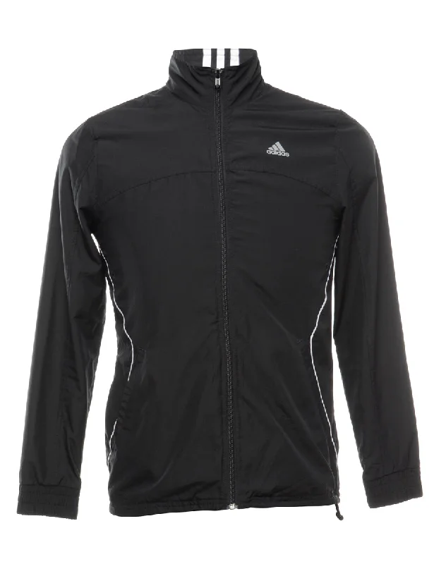 Adidas Track Jacket - S Denim Fabric Leather Fabric Suede Fabric