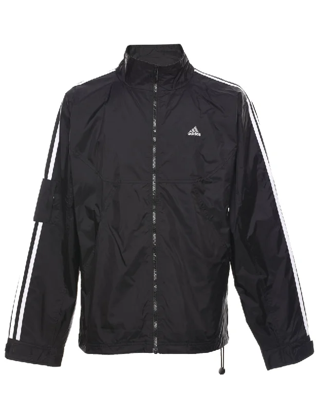 Adidas Nylon Jacket - M Belted Jacket Elasticated Jacket Padded Jacket