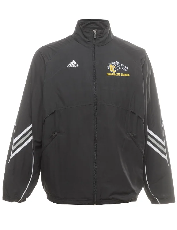 Adidas Olds College Broncos Team Jacket - L Oversized Jacket Tailored Jacket Straight Jacket