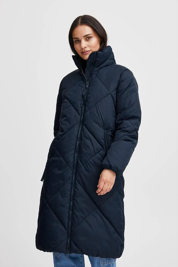 The Bomina Puffer Long Jacket 2.0 - Copenhagen Nights Bomber Jacket Anorak Windbreaker