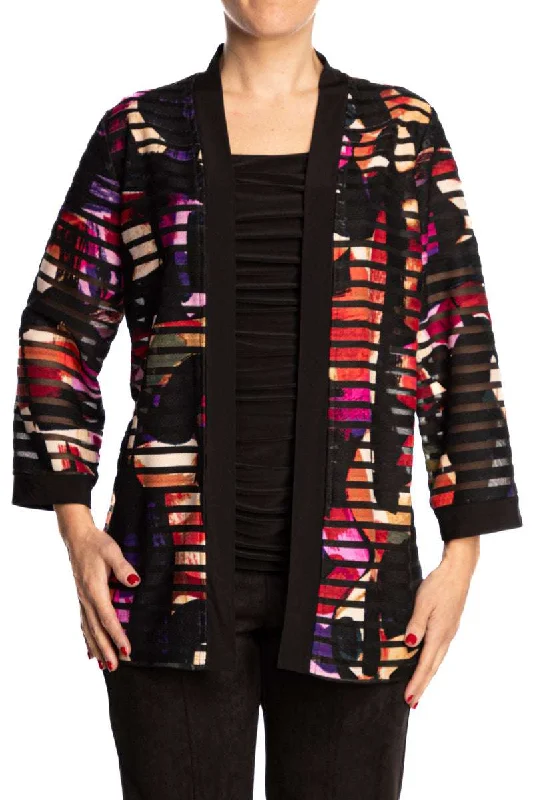 Women's Jacket for Special Occasion Quality Stretch fabric multi Color Flattering fit Made ib Canada Stand-Up Collar Roll-Neck Collar Turtle Neck