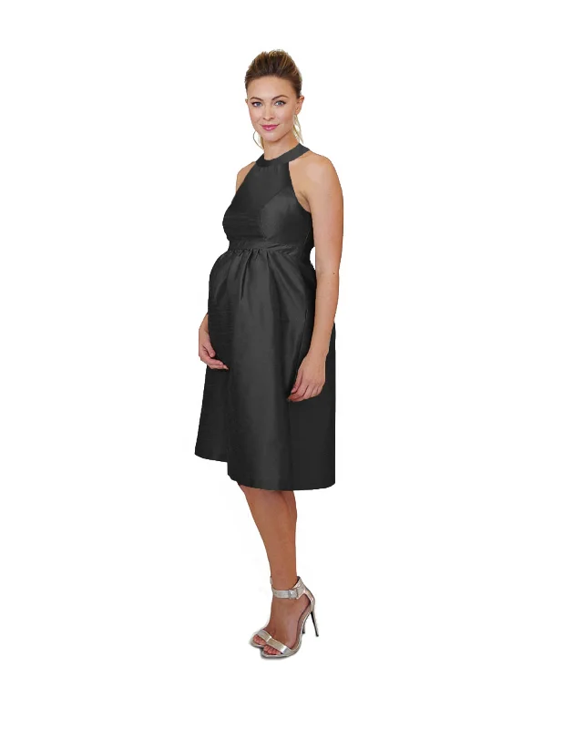 Abby Bodice With Maternity Midi Skirt in Drapey Bengaline pencil skirt chic