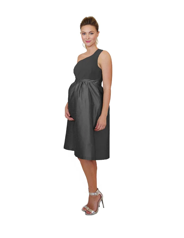 Cason Bodice With Maternity Midi Skirt in Drapey Bengaline a-line skirt cut