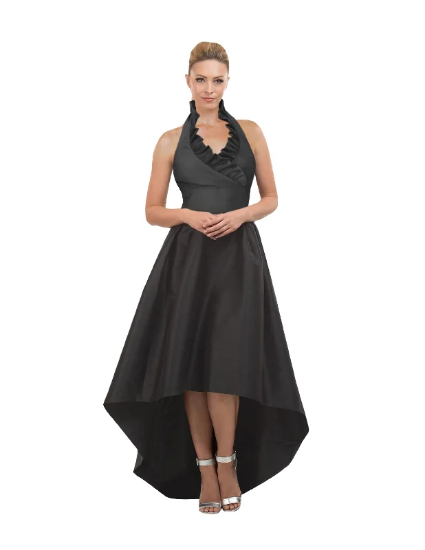 Madelyn Bodice With Archer High Low Skirt in Shantung linen skirt relaxed