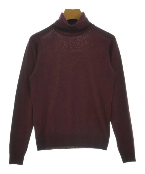 JOHN SMEDLEY Sweaters Solid Print Embellished