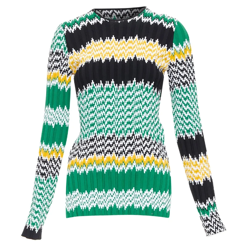 Celine chevron knit sweater Wool Sweater Cotton Sweater Cashmere Sweater