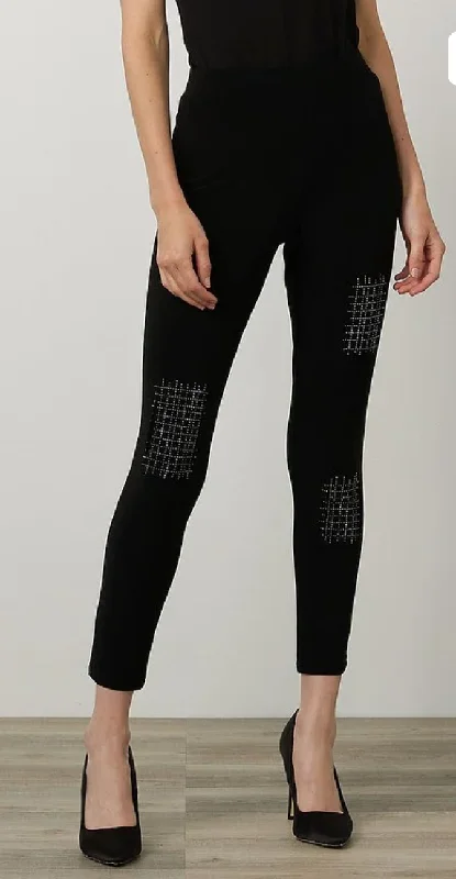 Joseph Ribkoff Embellished Leggings Chic Printed Yoga Pants