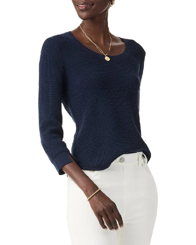 NIC+ZOE Chill Out Sweater Cashmere Blend Cotton Blend Poly Blend