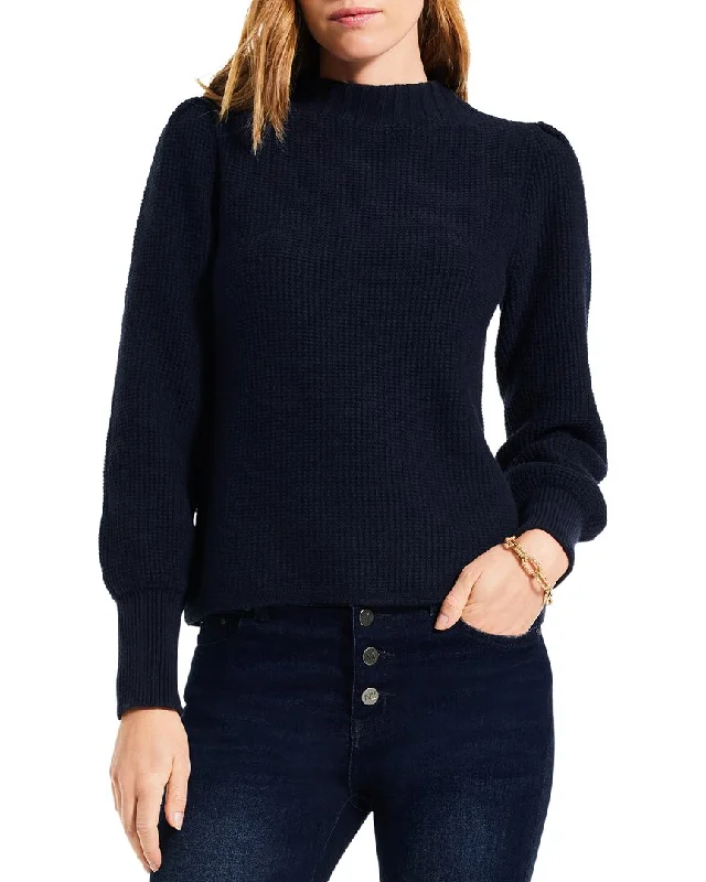 NIC+ZOE Waffle Stitch Sweater Sweater Knitwear Pullover