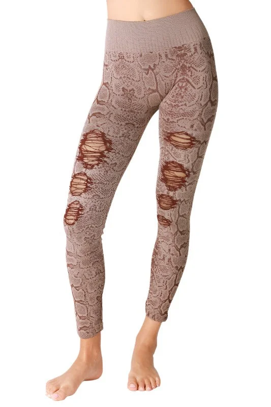 NikiBiki Snakeskin Seamless Leggings NB7905 Stylish Ultra Stretch Leggings