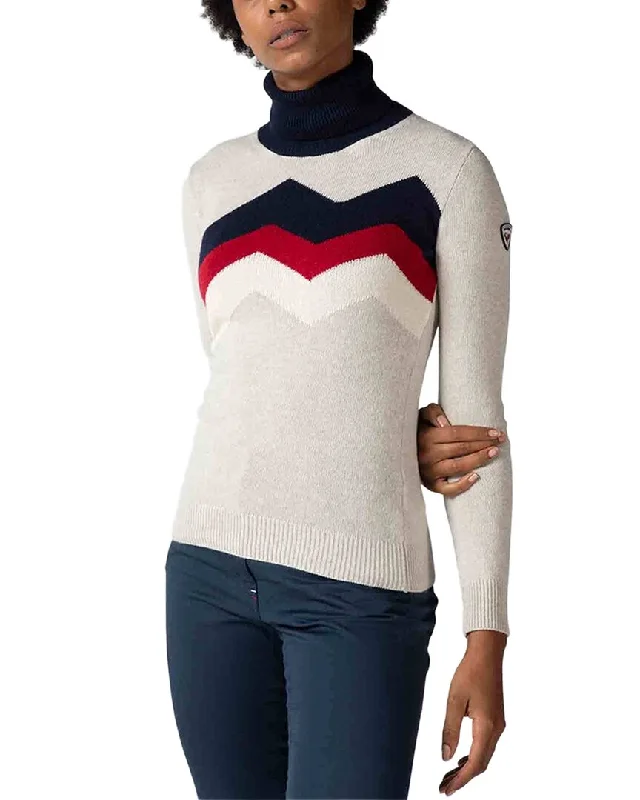 Rossignol Mountain Wool & Cashmere-Blend Sweater Tailored Straight A-Line