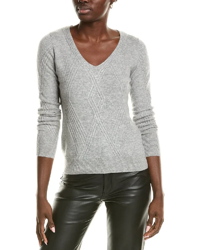 sofiacashmere Cashmere Sweater Oversized Loose Flowy