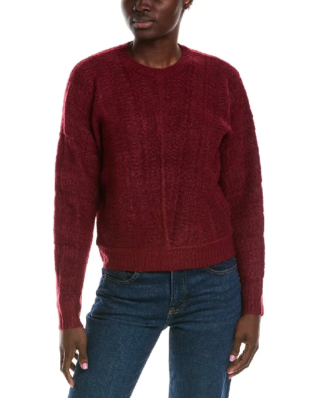 Splendid Delaney Crew Sweater Sequined Glittery Shiny