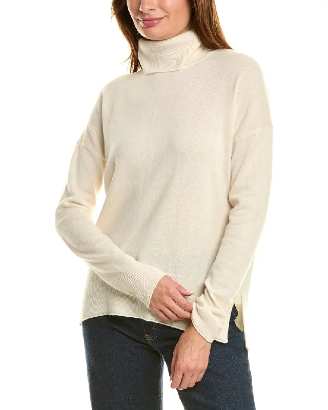 Theory Karenia Turtleneck Cashmere Sweater Thin Thick Dense