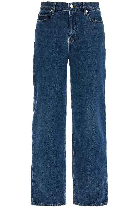 Cropped Ankle Jeans By Le Jane  - Blue Chic Rolled Cuff Denim Jeans