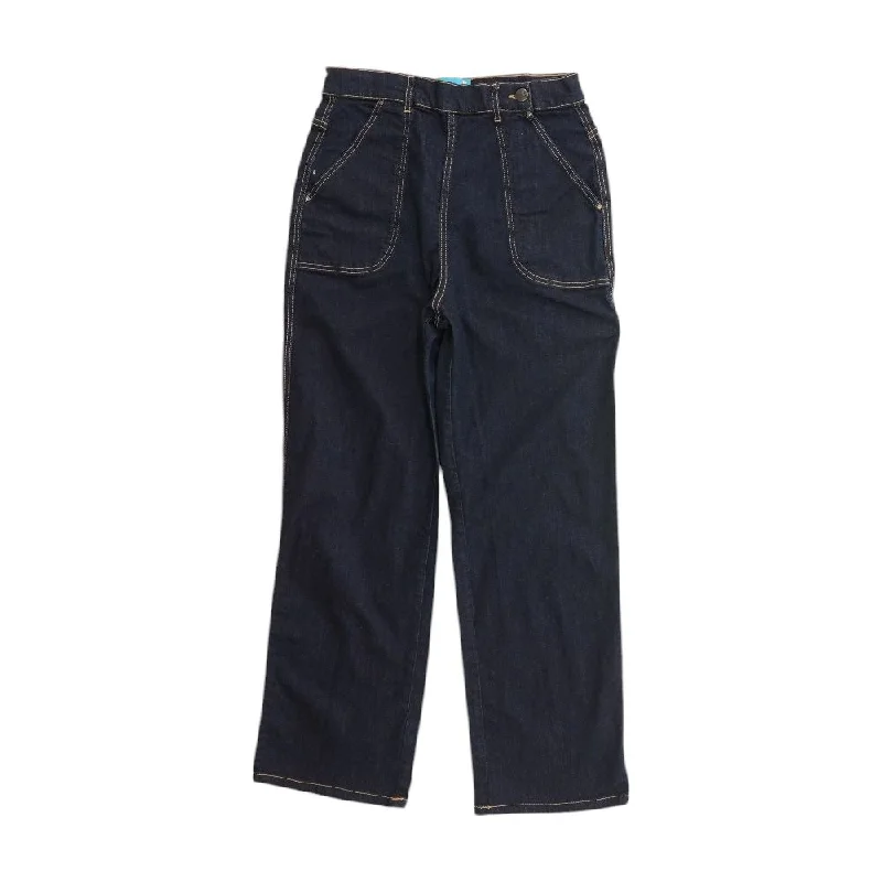 Blue Solid Jeans Stylish Acid-Wash Jeans