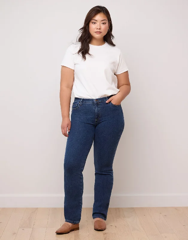 CHLOE STRAIGHT JEANS / ATHENA Trendy Plus Size Jeans