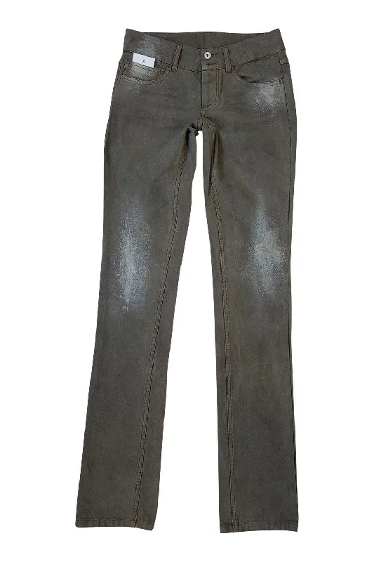 ROBERTO CAVALLI Just Cavalli Distressed Faded Skinny Jeans (W26 L36) Stylish Slim Fit Denim