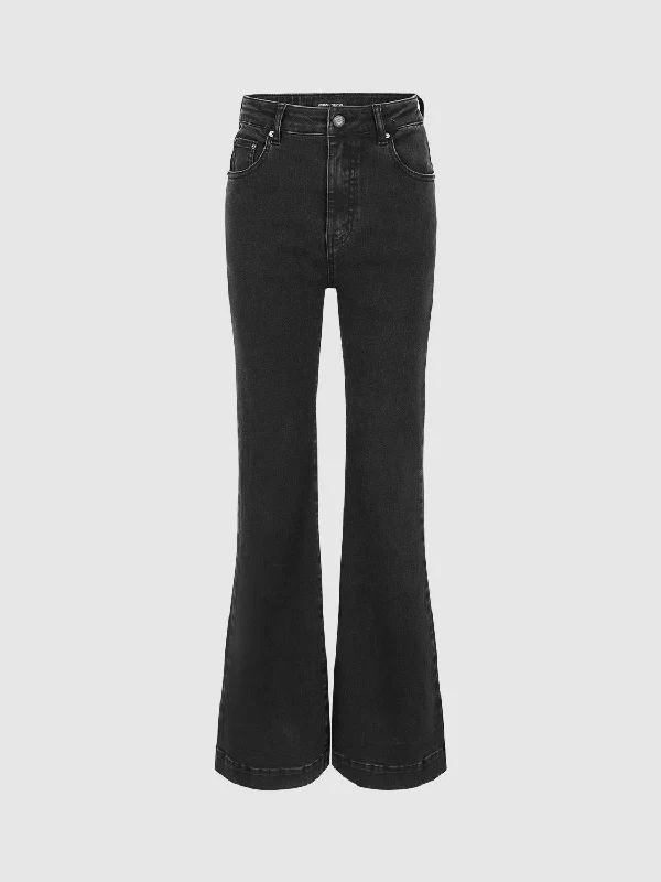 Skinny Flare Jeans Chic Vintage-Inspired Denim Jeans