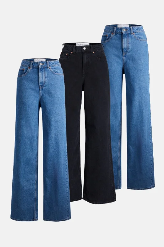 De Originale Performance Wide Jeans - Pakketilbud (3 stk.) Elegant Wide-Leg Jeans