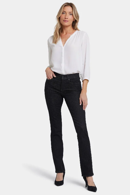 Waist-Match™ Marilyn Straight Jeans In Petite - Eternity Trendy Button-Up High-Waist Jeans