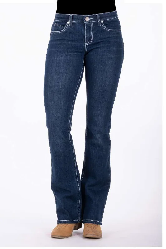 Wrangler Ladies Amelia Q Baby Booty Up Jeans Stylish Relaxed Fit Skinny Jeans